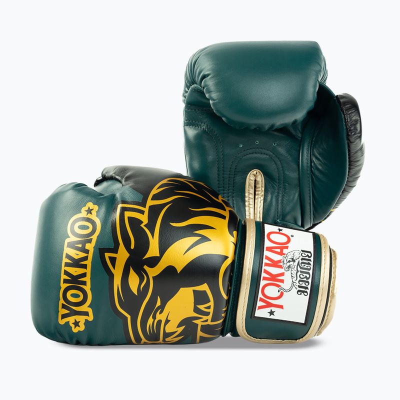 Mănuși de box YOKKAO Original Boxing Gloves forest green 5
