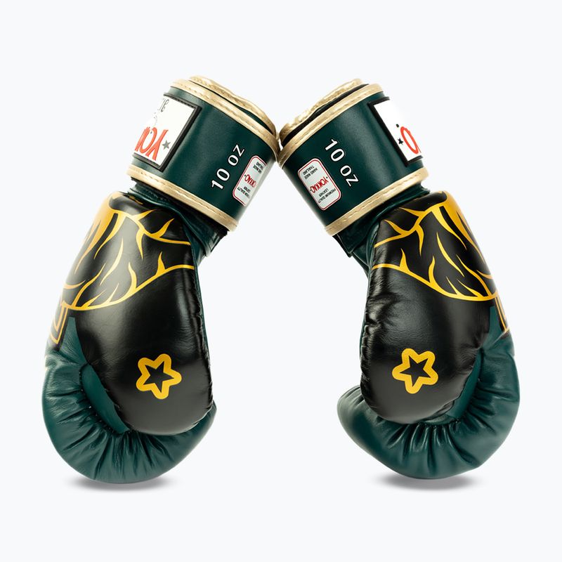 Mănuși de box YOKKAO Original Boxing Gloves forest green 6