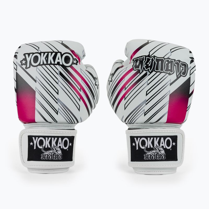 Mănuși de box YOKKAO Power Boxing white 2