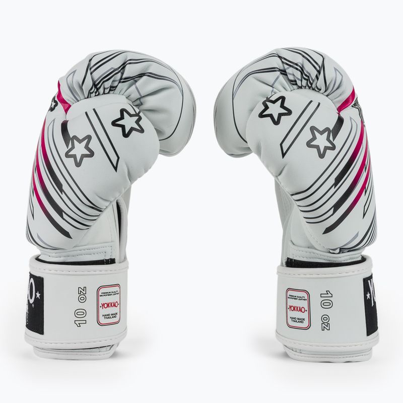 Mănuși de box YOKKAO Power Boxing white 4