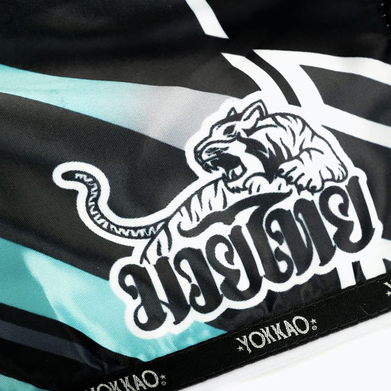 Pantaloni scurți de antrenament pentru bărbați YOKKAO Power Muay Thai black 4