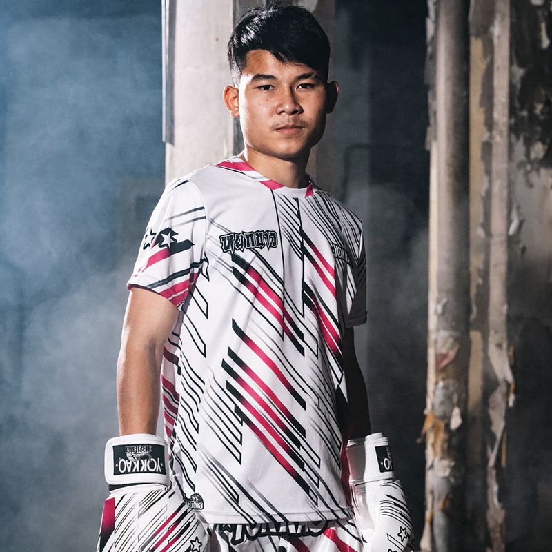 Tricou de antrenament bărbați YOKKAO Power Workout white 3