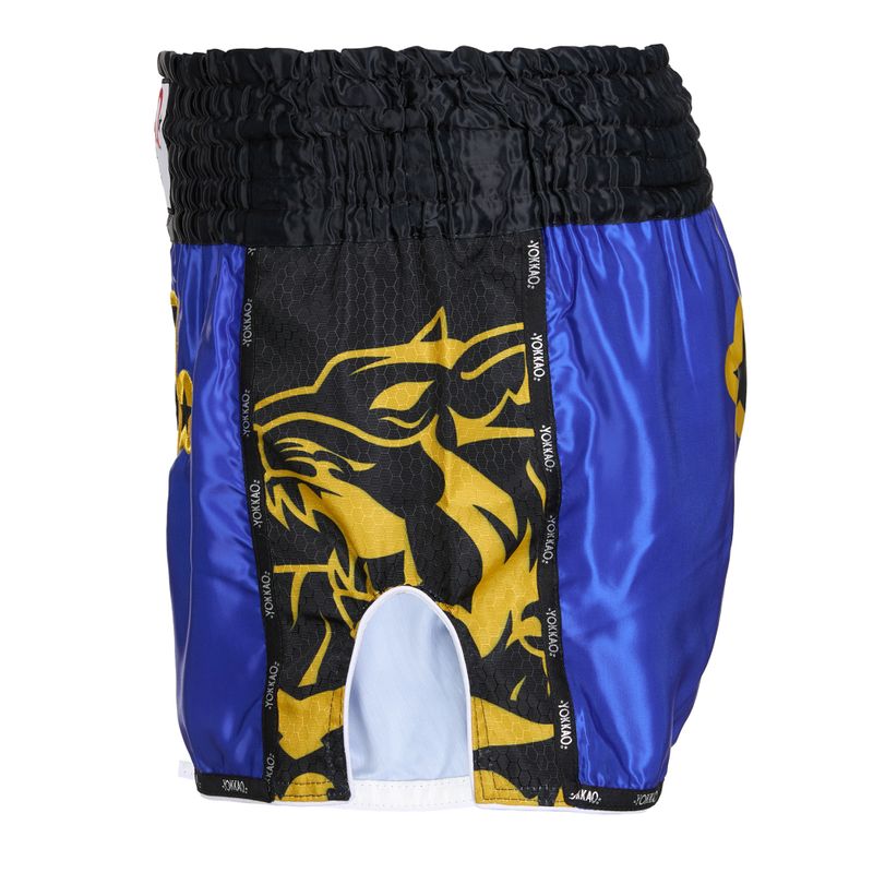 Pantaloni scurți de antrenament pentru bărbați YOKKAO Original Muay Thai electric blue 3