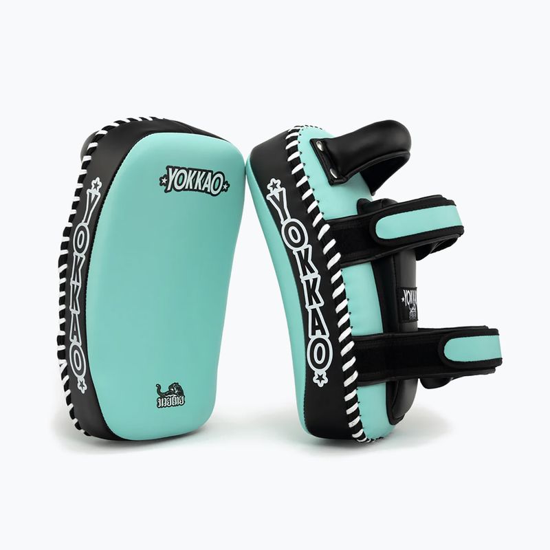 Scuturi de antrenament YOKKAO Freestyle Kicking Pads 2 buc. tiffany/black 3