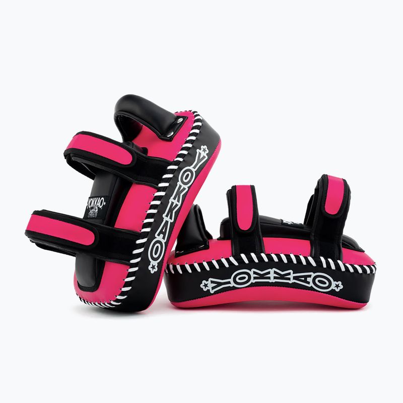 Scuturi de antrenament YOKKAO Freestyle Kicking Pads 2 buc. fuchsia/black 7