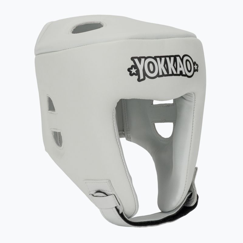 Cască de box YOKKAO Competition white