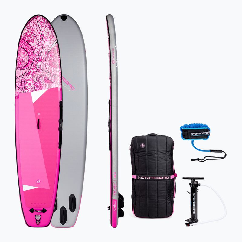 Placă SUP STARBOARD iGO Tikhine Sun Deluce SC 11'2" roză 2011220601002