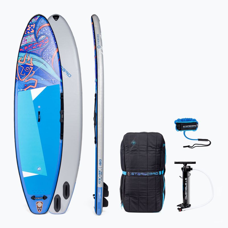 Placă SUP STARBOARD iGO Tikhine Wave Deluxe SC 10'8" albastră 2010220601011