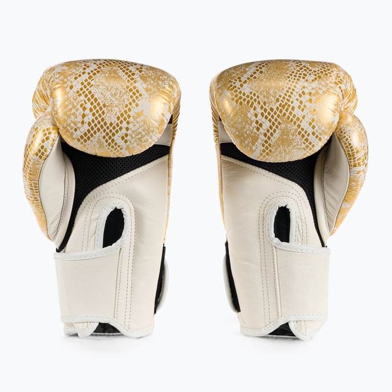 Top King Muay Thai Muay Thai Super Star Air mănuși de box alb TKBGSS 2