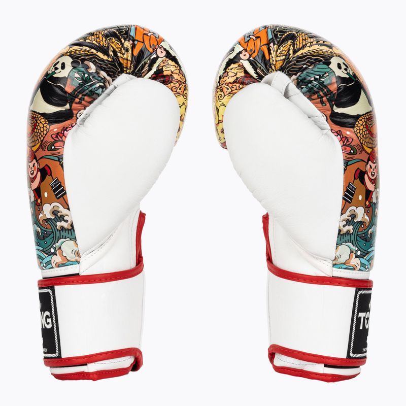 Mănuși de box Top King Boxing Culture white/red TKBGCT-SL-1C1 3