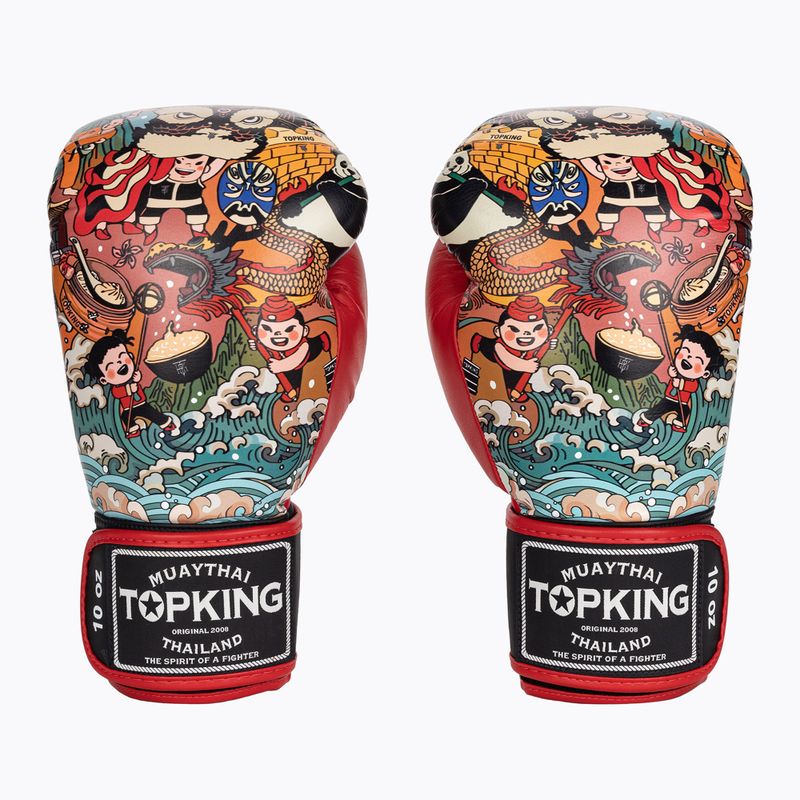 Mănuși de box Top King Boxing Culture black/red TKBGCT-SL-2C3 2