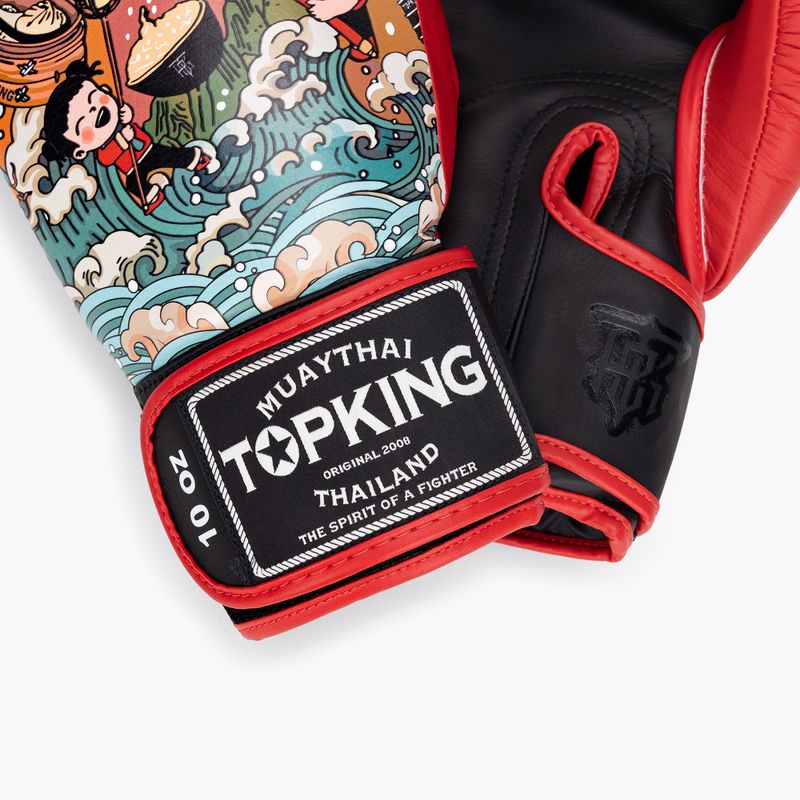 Mănuși de box Top King Boxing Culture black/red TKBGCT-SL-2C3 5