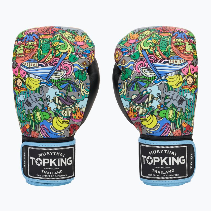 Mănuși de box Top King Boxing Culture black TKBGCT-TH-SL-BK 2