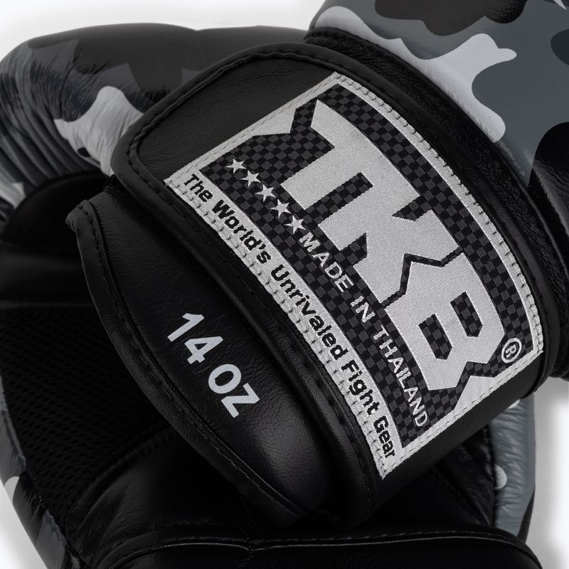 Top King Muay Thai Muay Thai Muay Thai Empower mănuși de box gri TKBGEM-03A-GY-10OZ 5