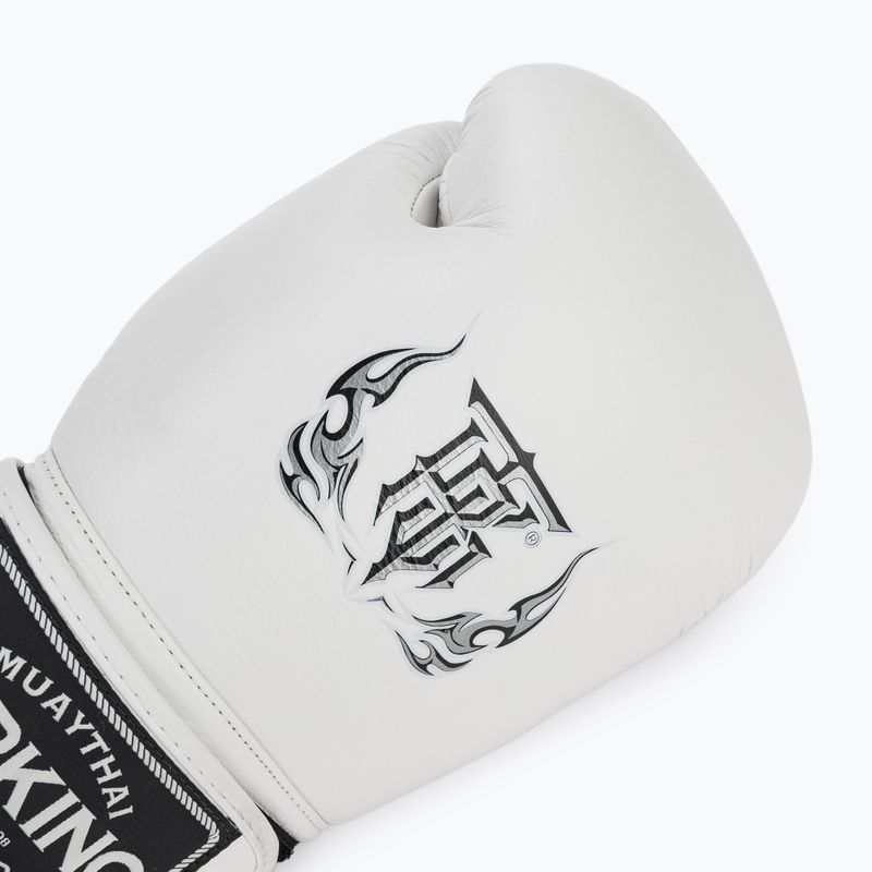 Top King Muay Thai Muay Thai Muay Thai Ultimate mănuși de box alb TKBGUV-WH-10OZ 5