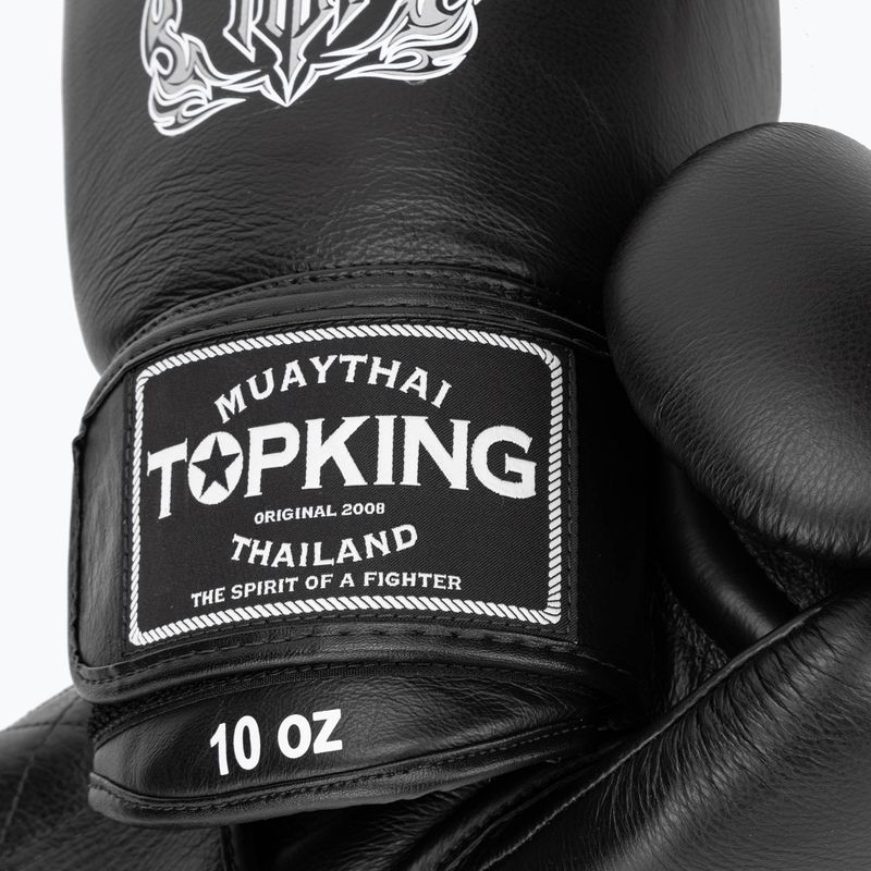 Mănuși de box Top King Muay Thai Ultimate black 4