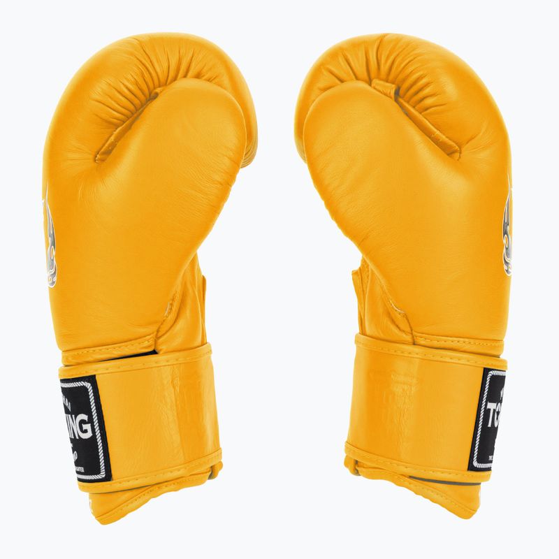 Mănuși de box Top King Muay Thai Ultimate yellow 3