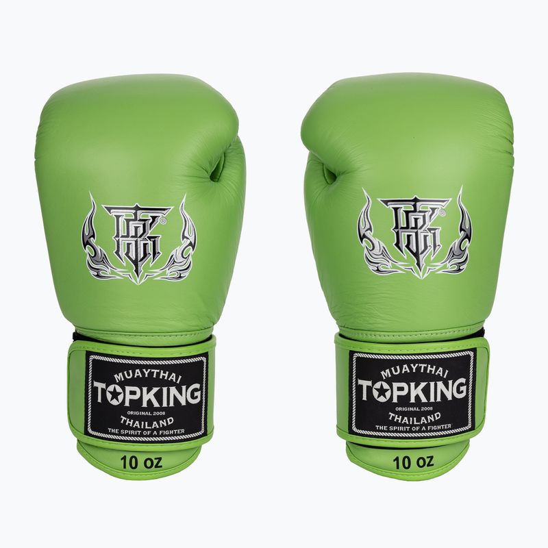 Mănuși de box Top King Muay Thai Ultimate green