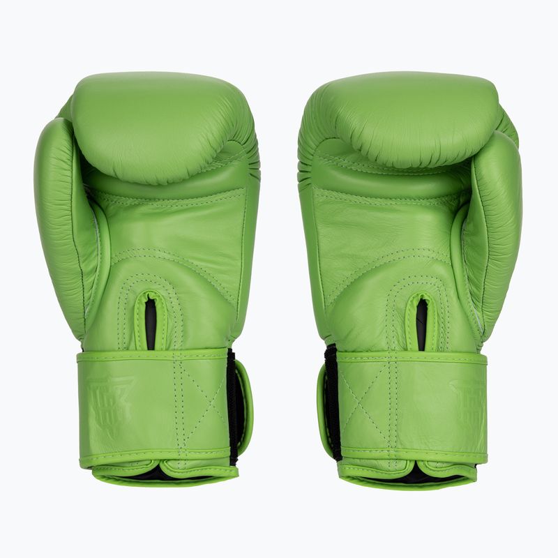 Mănuși de box Top King Muay Thai Ultimate green 2