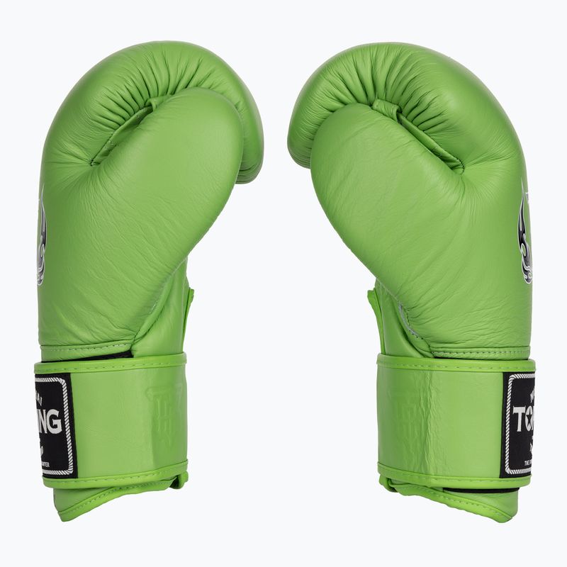 Mănuși de box Top King Muay Thai Ultimate green 4