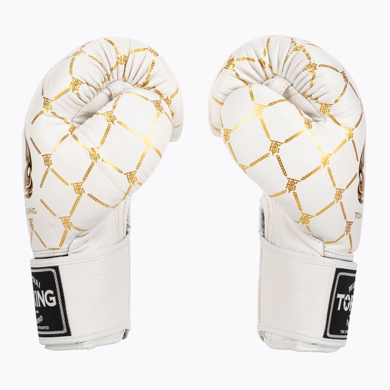 Mănuși de box Top King Boxing Chain white/gold 3