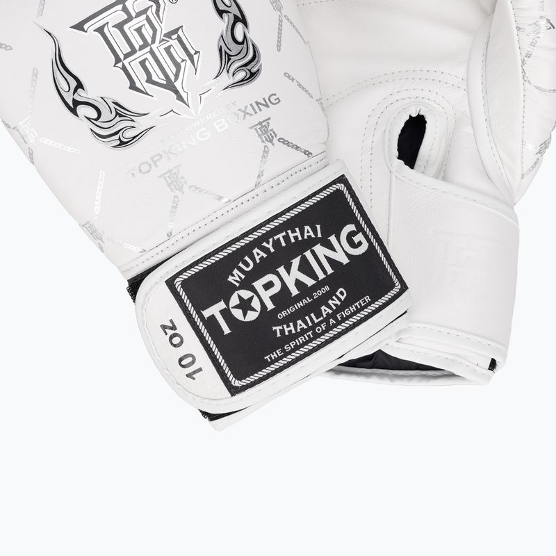 Mănuși de box Top King Boxing Chain white/silver 5