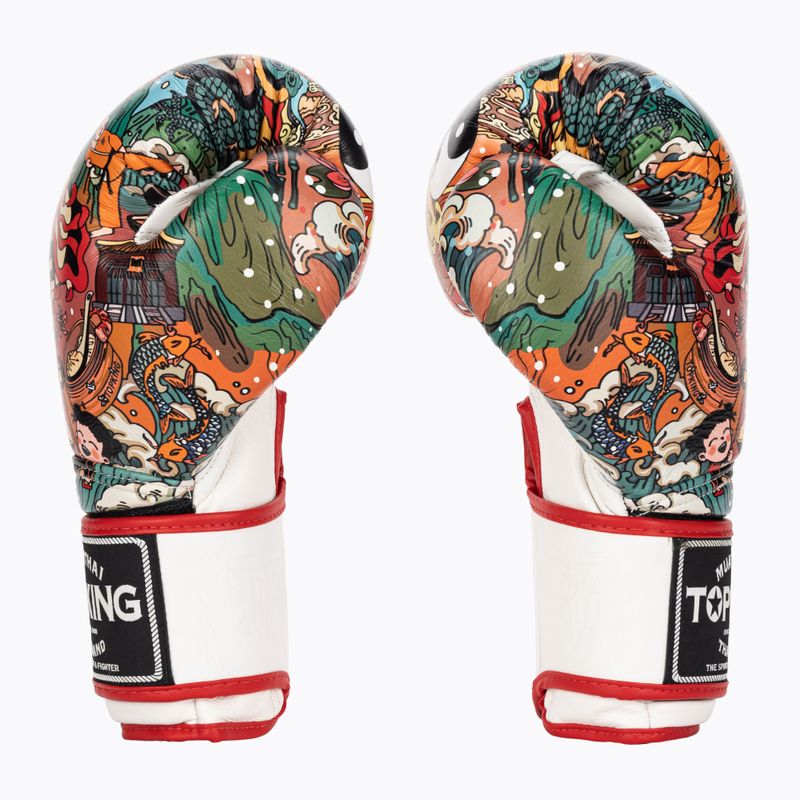 Mănuși de box Top King Boxing Culture white/red TKBGCT-1C1 3