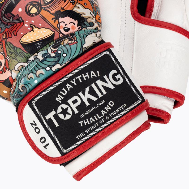 Mănuși de box Top King Boxing Culture white/red TKBGCT-1C1 4