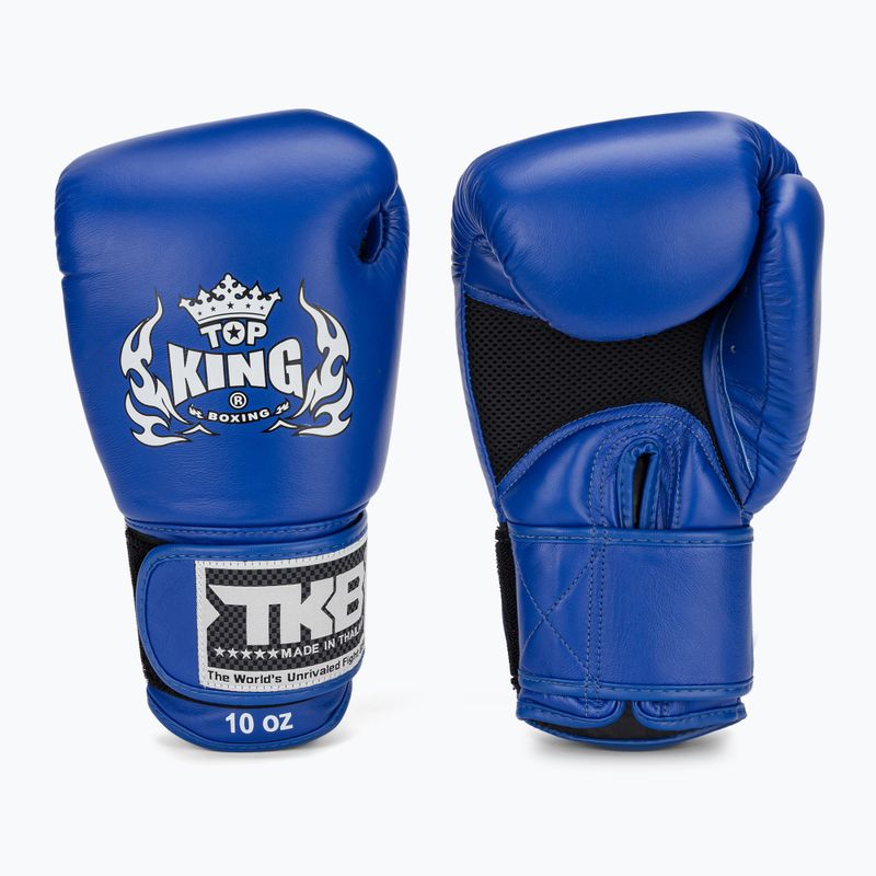Mănuși de box Top King Muay Thai Ultimate Air blue 2