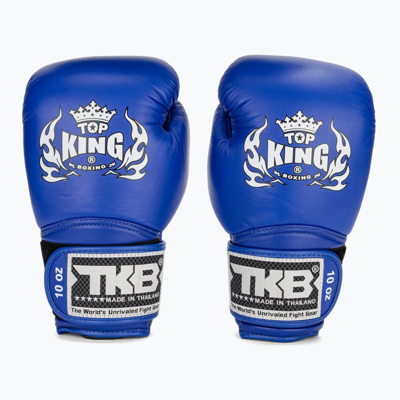 Mănuși de box Top King Muay Thai Super blue 2