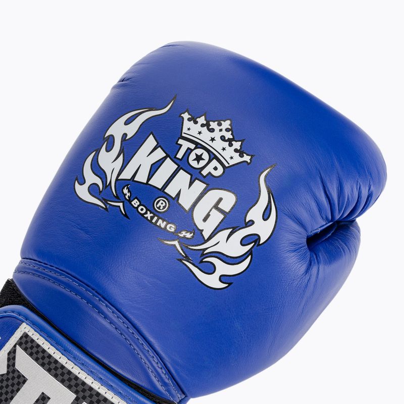 Mănuși de box Top King Muay Thai Super blue 5
