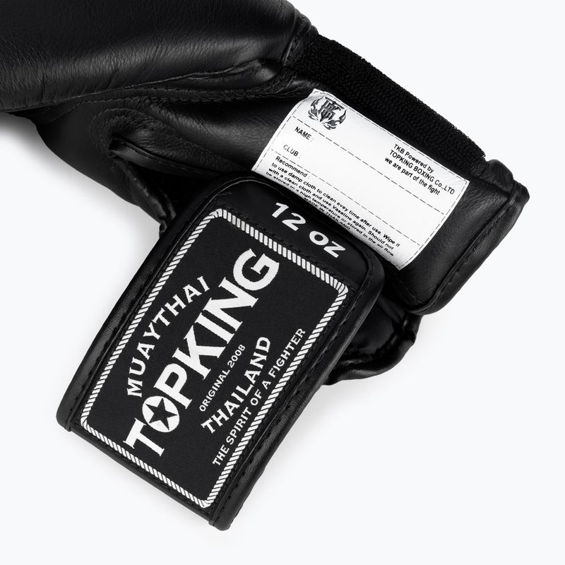 Top King Muay Thai Muay Thai Super Air mănuși de box negru 5