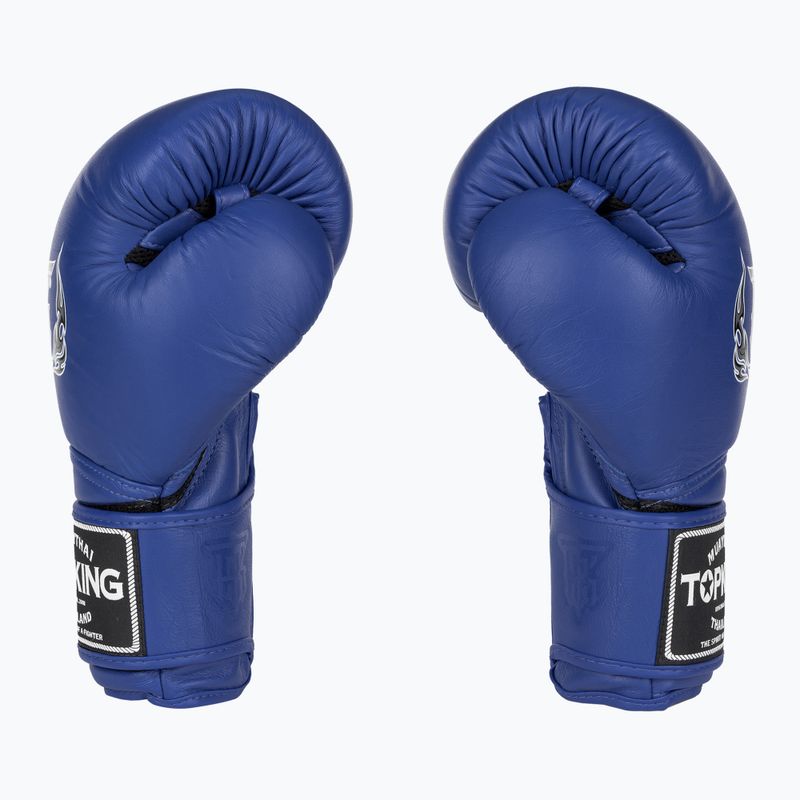 Mănuși de box Top King Muay Thai Super Air blue 3