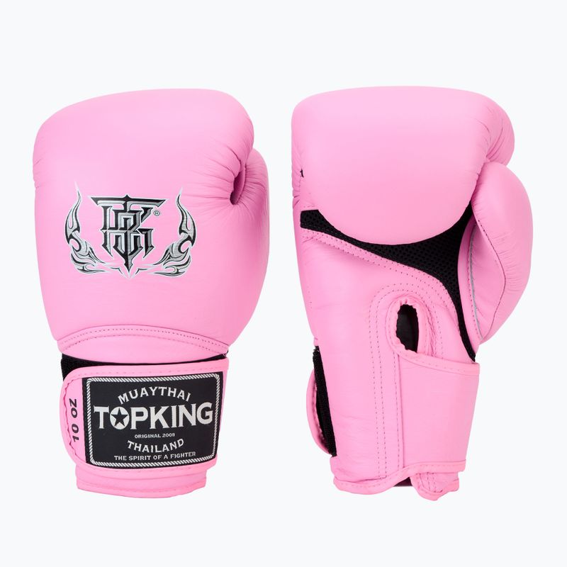 Top King Muay Thai Muay Thai Super Air mănuși de box roz TKBGSA-PK 2