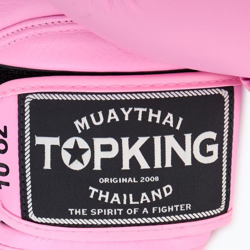Top King Muay Thai Muay Thai Super Air mănuși de box roz TKBGSA-PK 5