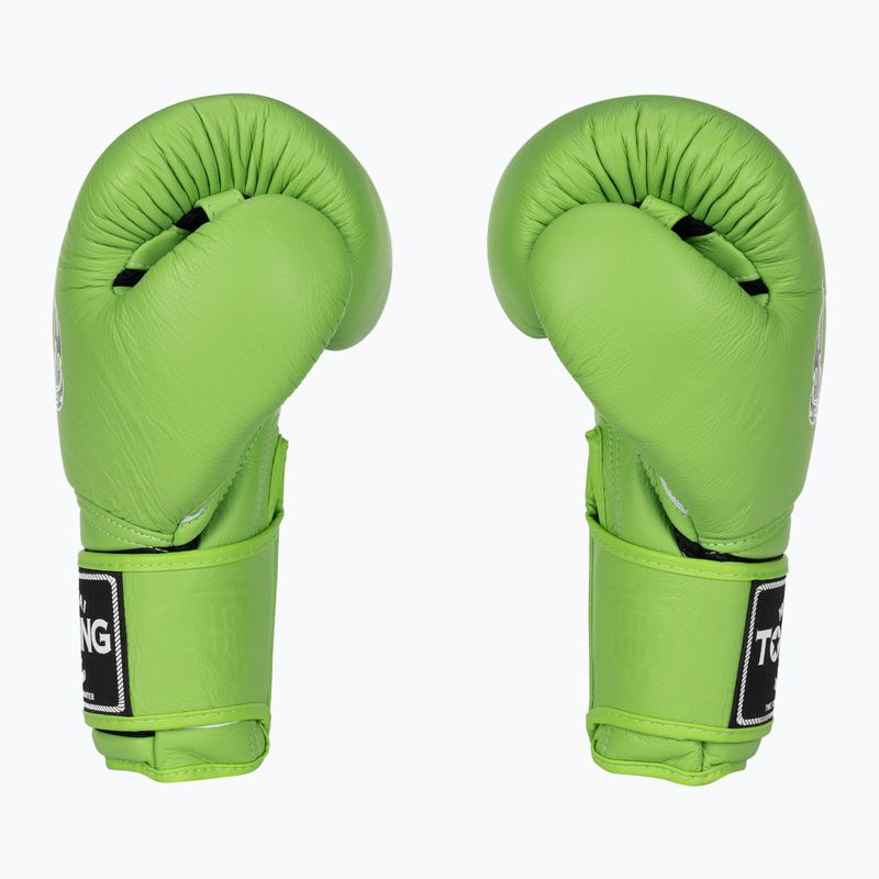 Mănuși de box Top King Muay Thai Super Air green 3