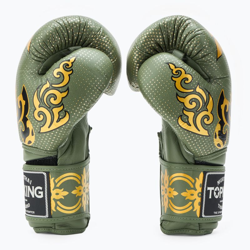 Mănuși de box Top King Boxing Kanok khaki 4