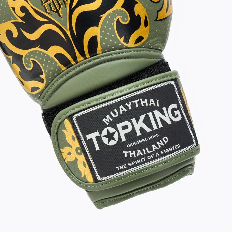 Mănuși de box Top King Boxing Kanok khaki 6