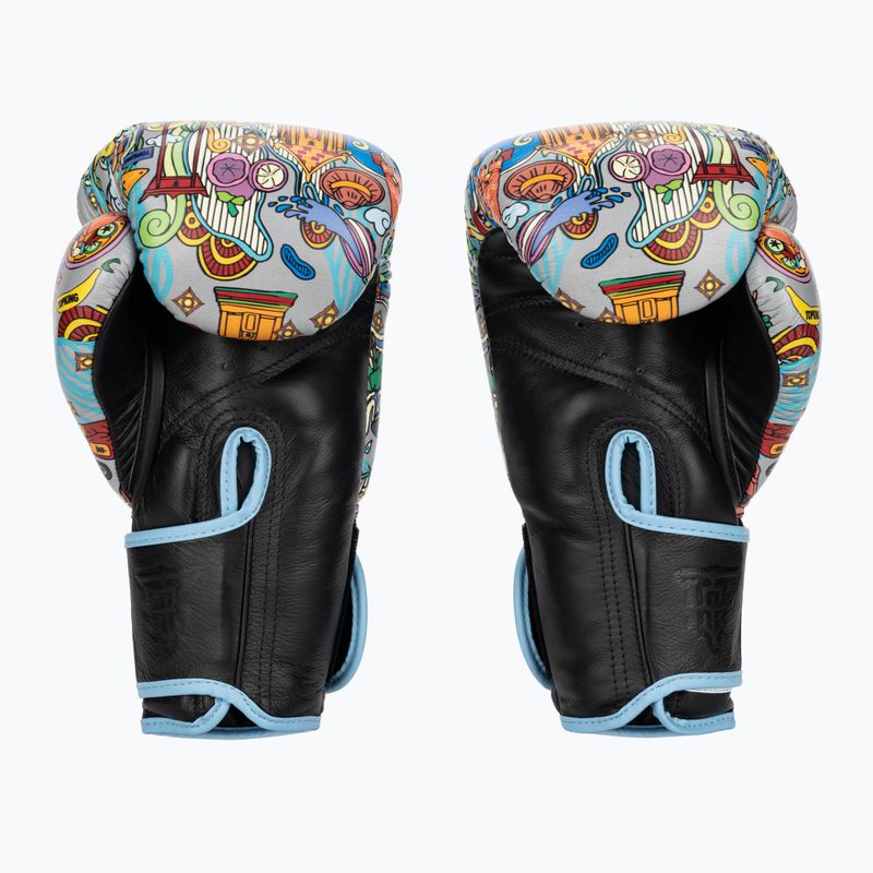 Mănuși de box Top King Boxing Culture black/blue 2
