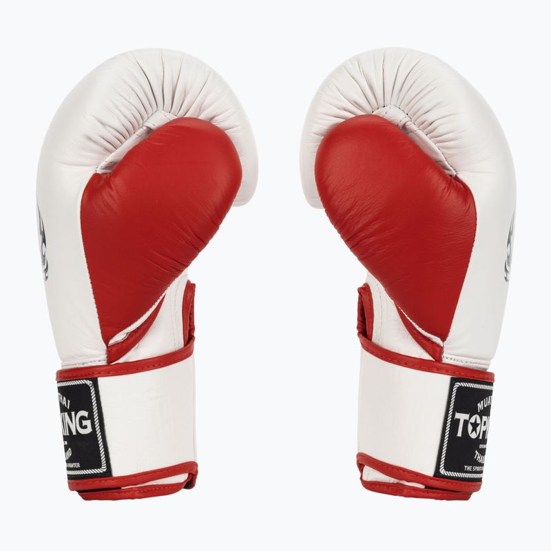 Mănuși de box Top King Boxing Reborn white/red 3