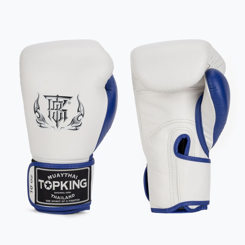 Mănuși de box Top King Boxing Reborn white/blue