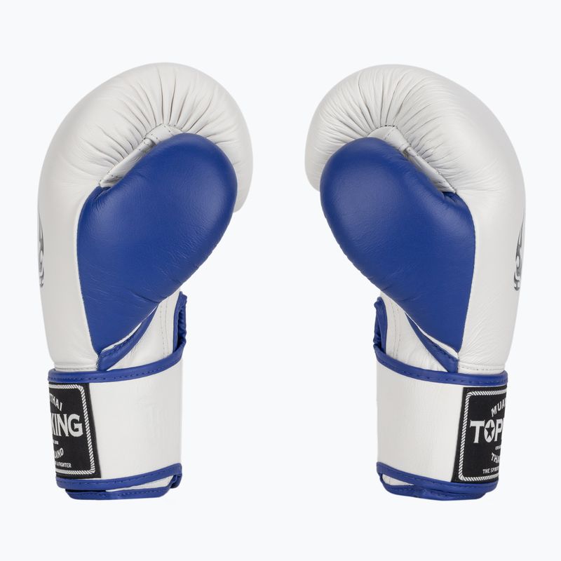 Mănuși de box Top King Boxing Reborn white/blue 3