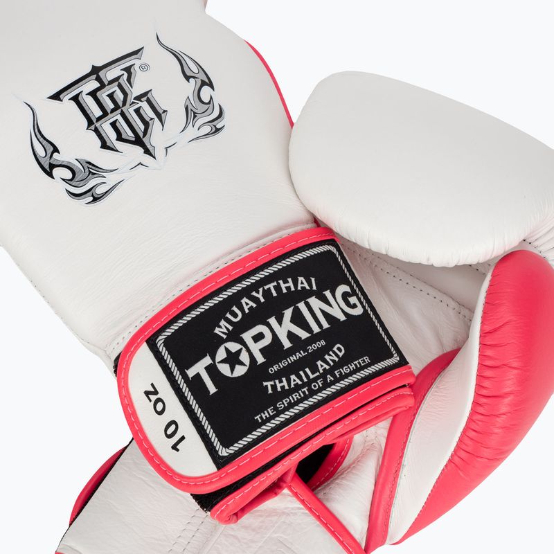 Mănuși de box Top King Boxing Reborn white/pink 4