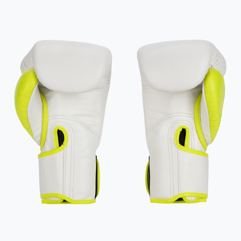 Mănuși de box Top King Boxing Reborn white/yellow 2
