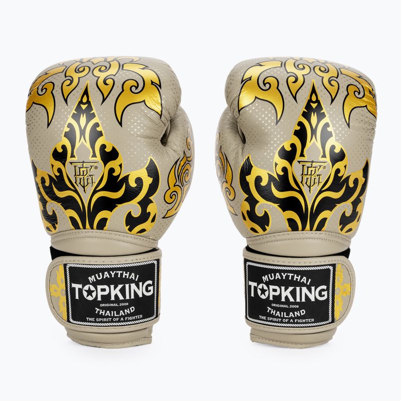 Mănuși de box Top King Boxing Kanok beige