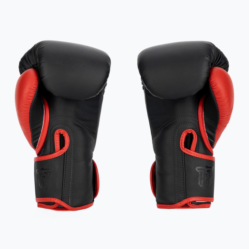 Mănuși de box Top King Reborn Boxing Semi Leather black/red 2