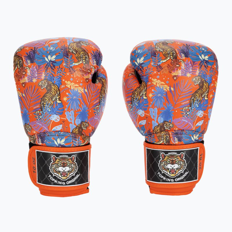 Mănuși de box Top King Boxing Wild Tiger black/orange