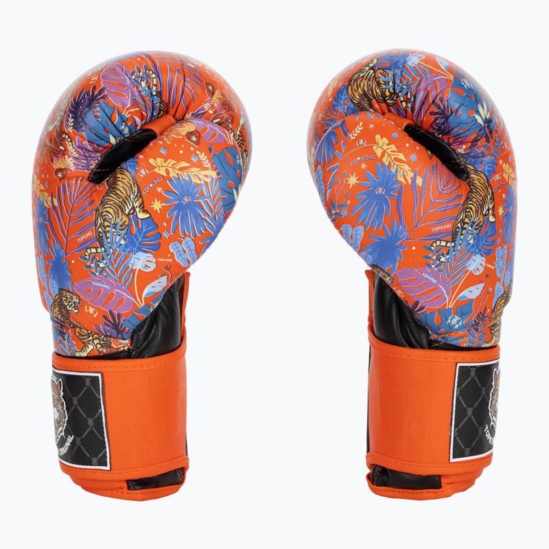 Mănuși de box Top King Boxing Wild Tiger black/orange 3