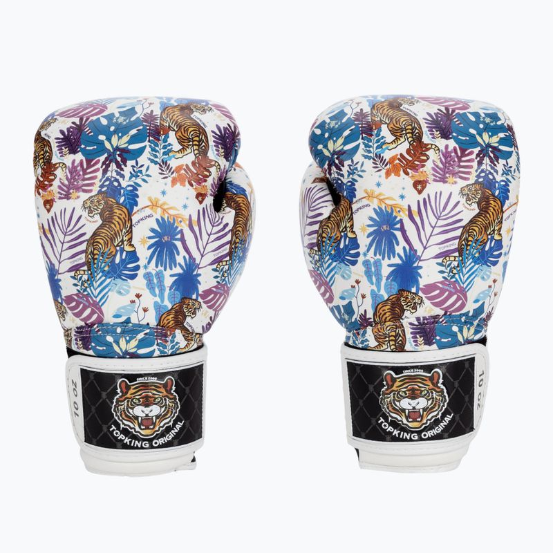 Mănuși de box Top King Boxing Wild Tiger black/white