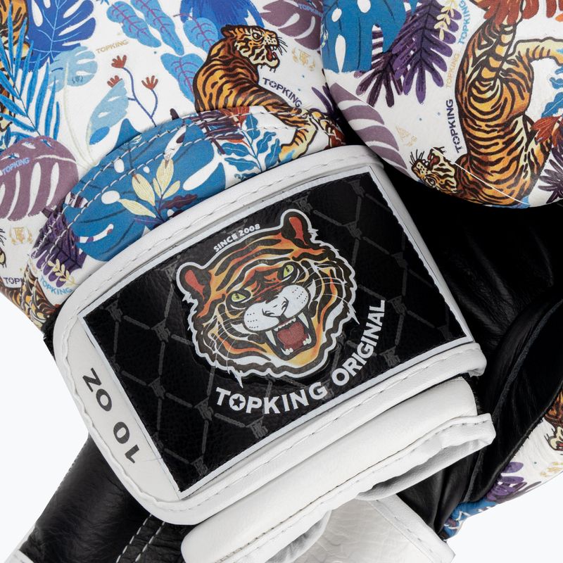 Mănuși de box Top King Boxing Wild Tiger black/white 4